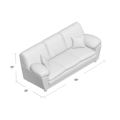 Three Posts™ Curren 89'' Upholstered Sofa & Reviews Wayfair